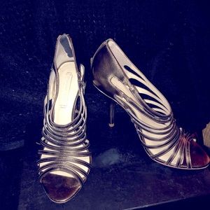 Bronze BCBG Maxazria heels